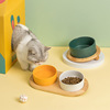 陶瓷猫碗猫咪食盆猫咪粮碗狗盆狗碗饮水碗双碗保护颈椎宠物碗用品