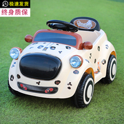 婴幼儿童电动车四轮汽车，遥控车带音乐，1-3岁男女宝宝玩具车可坐人