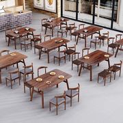 餐椅铁艺牛角椅休闲现代简约咖啡餐厅家用椅子奶茶店饭店桌椅组合