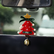 耶诞装饰品节日氛围铃铛挂件，高级车内汽车，挂件耶诞小礼物吊饰挂饰