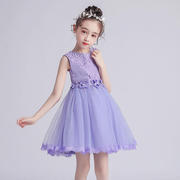 夏季儿童公主裙演出服，中小童装礼服，幼儿园表演服装女童裙背心