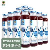 永富野生蓝莓，果粒饮料300ml*10瓶