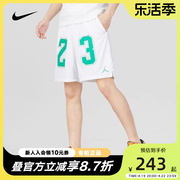 Nike耐克男子短裤春秋篮球裤网眼宽松运动裤五分裤DX9672-100