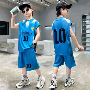 男童篮球服套装儿童10号球衣小学生速干训练服男孩运动服短袖夏季