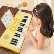 儿童电子琴初学者可弹奏小钢琴，玩具带话筒，早教益智宝宝3一6岁女孩