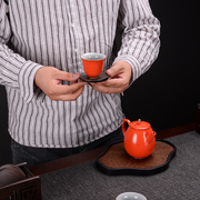 黑檀花梨实木茶杯垫垫茶杯垫茶道功夫茶杯托茶托创意茶具配件杯垫