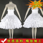 lolita洛丽塔cos衣服萝莉塔公主洋装白色礼服cosplay服装