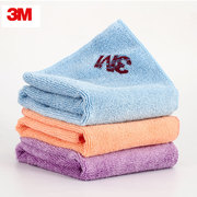 3M洗车毛巾清洁擦拭布不易掉毛吸水擦车多功能车家用清洗用品工具