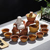 澳爵斯可自动出水创意功夫，茶具套装紫砂陶瓷，整套茶杯茶壶茶道15款
