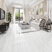 广东仿木纹砖白色瓷砖800x800全瓷通体客厅地砖背景墙防滑地板砖