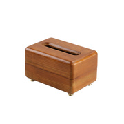 竹制纸巾盒定制方形竹制，餐巾纸盒家居楠竹抽纸盒卷纸盒logo