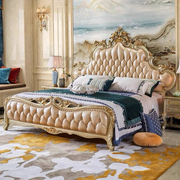 欧式床1.5米公主床主卧1.8米双人床2米2.2米大床储物床实木真皮床