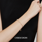CHOCOON法式纯银珍珠手链可调节气质温柔女高级手镯手串
