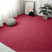 酒红色整张大面积地毯满铺客厅，卧室办公室防火阻燃会议室地垫