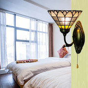 简约现代卧室床头镜前壁灯玄关过道阳台灯自带开关壁灯餐厅墙灯