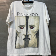 pinkfloyd平克弗洛伊德乐队白鬼朋克，风重磅纯棉短袖街头男女t恤