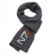 Mass Effect质量效应N7游戏周边刺绣围巾 保暖实用周边围脖