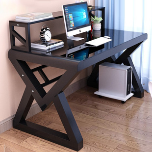电脑桌台式简约家用书桌卧室桌子学生学习写字桌办公桌简易一体桌