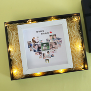 周年结婚纪念日相框照片，定制diy情侣相框，摆台送女友生日礼物特别