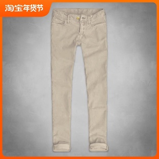 出口日本大牌男牛仔裤长裤小脚五袋裤外贸尾货高端真品