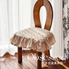 椅垫餐椅坐垫冬季冬天秋冬欧式美式法式加厚毛绒屁垫凳子椅子垫