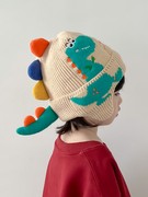 动物耳朵帽子加厚儿童宝宝，保暖护耳帽冬季男童女童针织毛线帽防寒