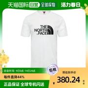 香港直发thenorthface北面男士，白色棉质短袖，圆领t恤nf0a2tx3