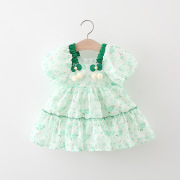 一周2岁半女宝宝夏装1-3婴儿童女童小童连衣裙夏季公主裙洋气裙子
