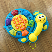 儿童宝宝音乐故事，电话机龟博士乌龟造型，音乐琴玩具