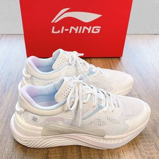 李宁运动鞋女款夏季星火LITE减震轻便网面透气跑步鞋AGLT102