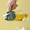 自动开合油瓶日式翻盖防漏加厚玻璃油壶家用厨房食用酱油醋调料瓶