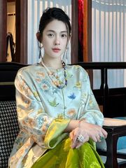 冠乐绉新中式女装外套复古上衣