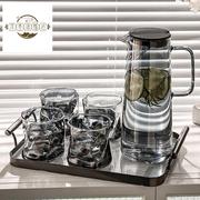 杯子组合套装冷水壶水杯装家庭，喝水杯茶杯家用客厅创意水具玻璃