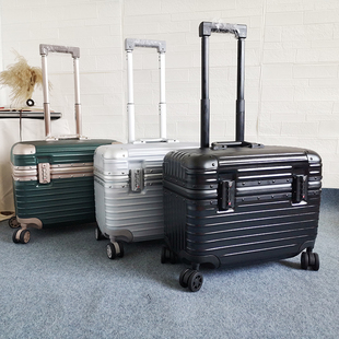 铝框16上翻盖拉杆箱18行李登机箱，横款男女20旅行箱摄影机长箱23寸