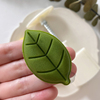 橡树果子25-35g清新树叶造型绿豆糕冰皮月饼模具，手压式不沾烘焙