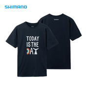 shimano禧玛诺sh-003v短袖，t恤夏季舒适透气速干户外休闲钓鱼服
