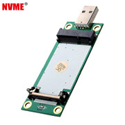 MINI PCI-E 网卡转USB转接卡SIM槽WWAN LTE 4G模块开发板套件卡槽