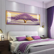紫色爱情树钻石画满钻卧室床头粘钻十字绣钻石秀2024客厅全贴