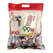 台湾北田能量99棒蒟蒻糙米，卷蛋黄多种口味组合休闲零食家庭团圆包