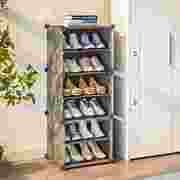 宿舍鞋架子家用门口收纳防尘盒多层室内2023小型简易鞋柜