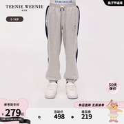 TeenieWeenie Kids小熊童装24年春夏男童条纹松紧腰运动长裤