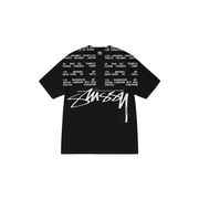 海外购Stussy斯图西24S全球城市字母印花男女情侣短袖t恤
