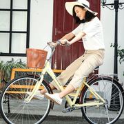 铝合金自行车女轻便款淑女式男士，变速上班骑老成年人y普通代步单