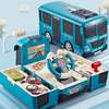 奥贝比(AOBEIBY)儿童玩具车拆装变形巴士模型惯性汽车模拟声光音