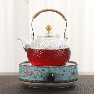电陶炉煮茶器小型茶炉围炉煮茶壶家用陶炉养生壶烧水壶套装泡茶炉