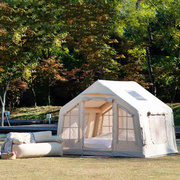 户外充气屋脊帐篷全自动免搭建加厚野营多人防雨精致露营装备