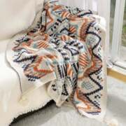 网红沙发毯办公室午睡毯北欧风针织毯盖毯单人披肩毛毯斗篷小毯子