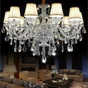 欧式水晶灯客厅吊灯简约现代卧室餐厅灯具，美式创意大气别墅灯
