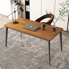 简易电脑桌办公桌，钢木书桌简约现代双人经济型，台式桌子家用写字台