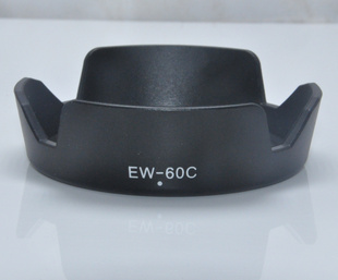 适用于佳能550D 600D 650D 18-55镜头卡口遮光罩EW-60CII遮阳罩